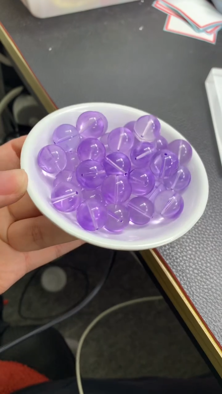 未镶嵌珠宝半成品水晶A1585 维多利亚14mm3个9.9元