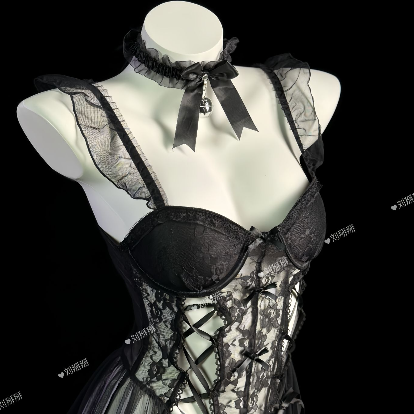 刘掰掰【云雾缠绕】春夏潮流时尚女士家居服显瘦轻奢纯欲睡衣套装