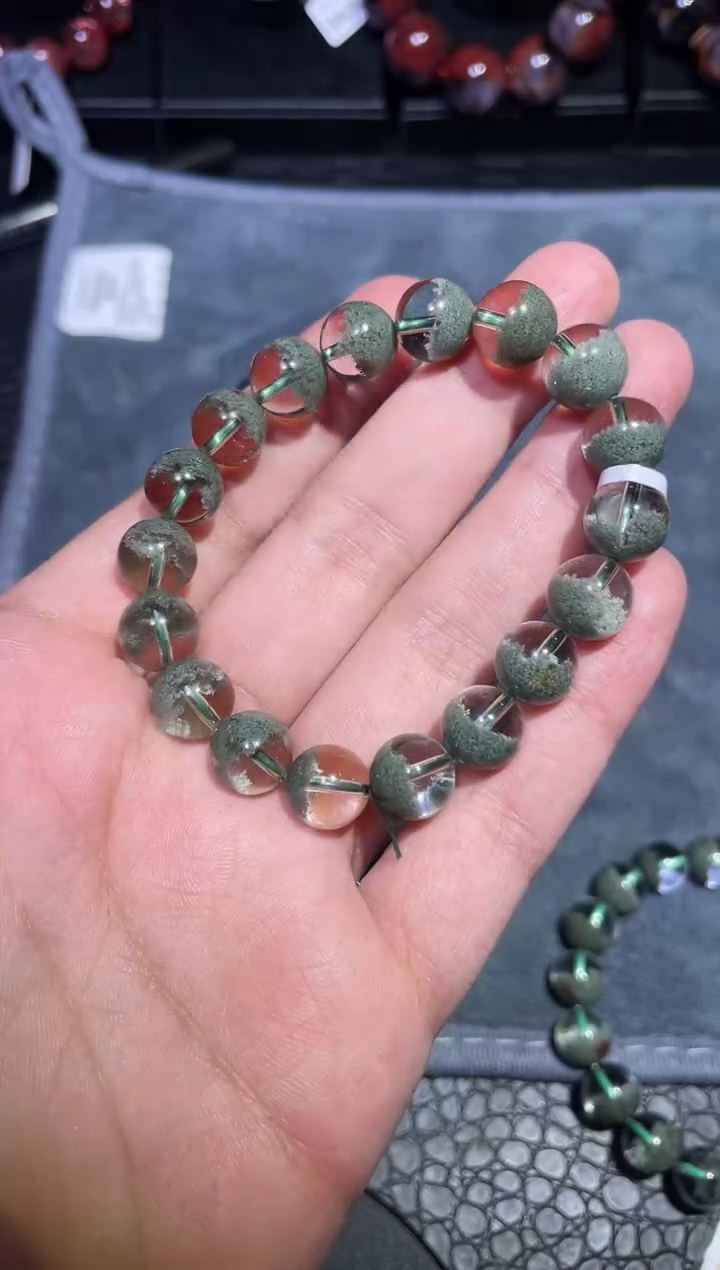 【闪购商品】水晶手链未镶嵌绿幽灵单圈A10（多样性发其一）