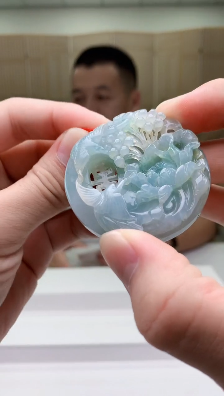 【闪购商品】翡翠未镶嵌颈饰4812bb-jj挂件4