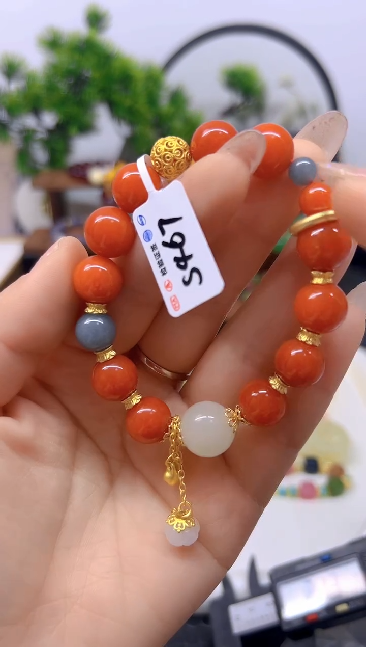 【闪购商品】玛瑙/玉髓手串未镶嵌手链S467