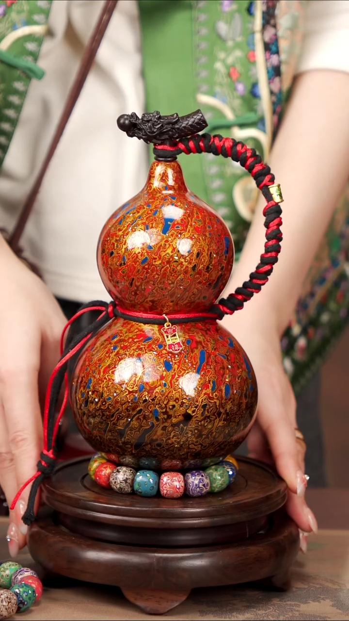 【闪购商品】86易林高端工艺大漆酒葫芦--858