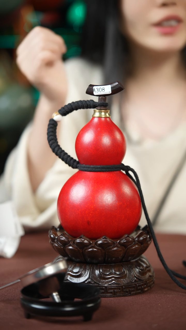 【闪购商品】308号300ml左右的非遗漆器酒葫芦