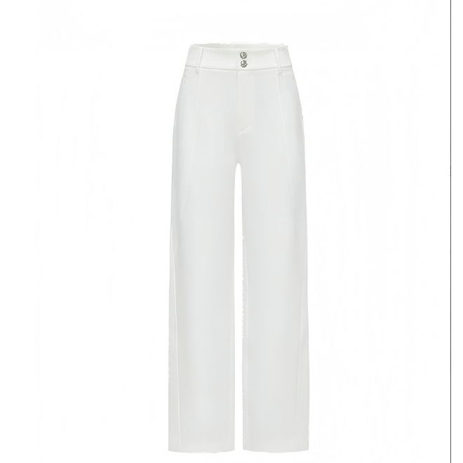 【商场同款】简约直筒裤高腰纯色休闲长裤Y102308756