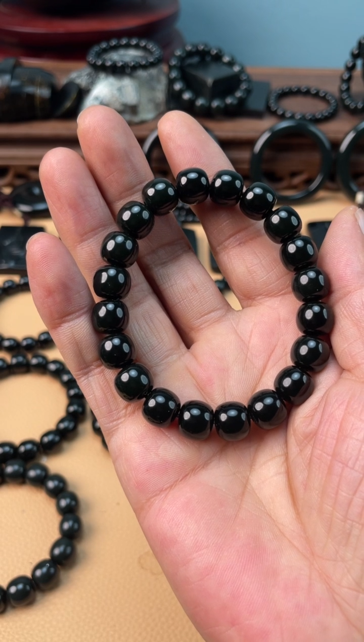 未镶嵌手链和田玉皮勒村老矿塔青卡11