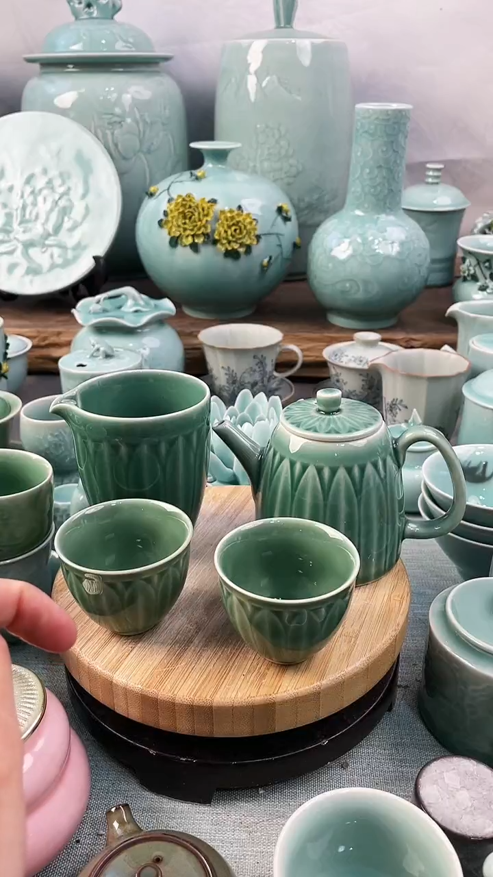 【闪购商品】特价 微瑕 慧仙青瓷