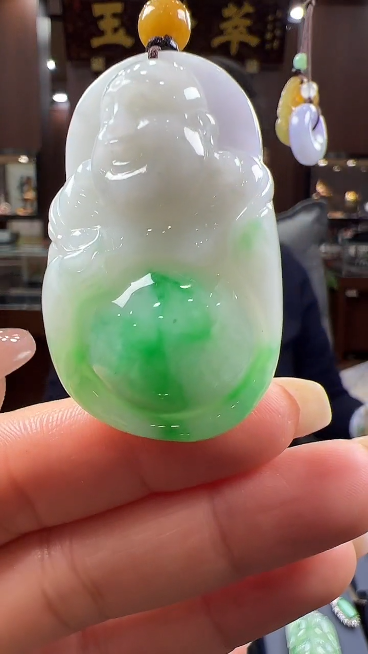 【闪购商品】翡翠挂件未镶嵌佛公