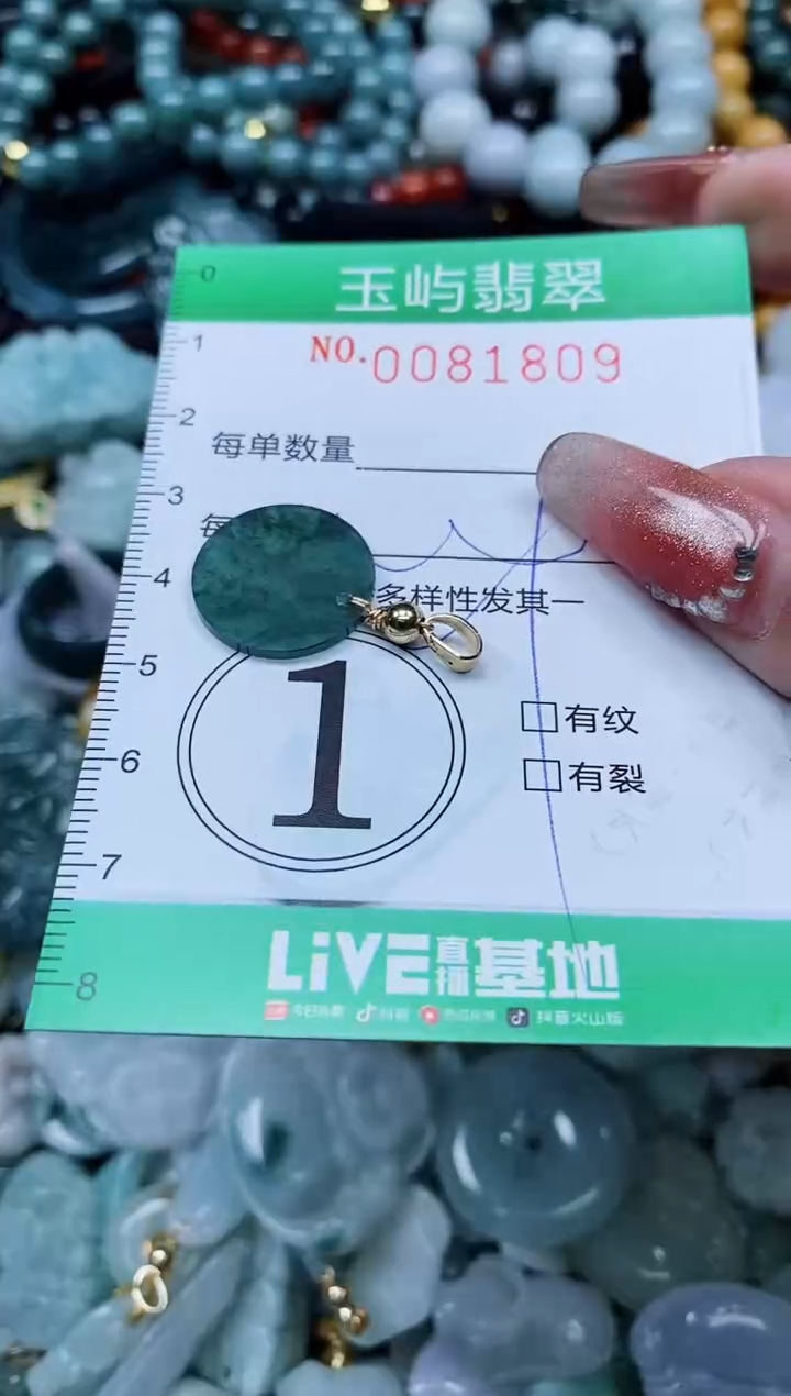【闪购商品】翡翠颈饰未镶嵌闪购0081809