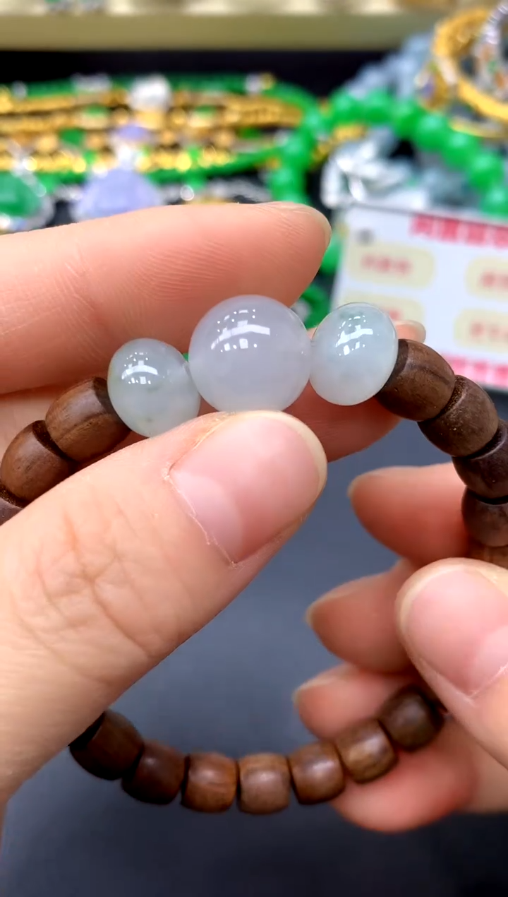 未镶嵌手串翡翠27-中国好珍宝