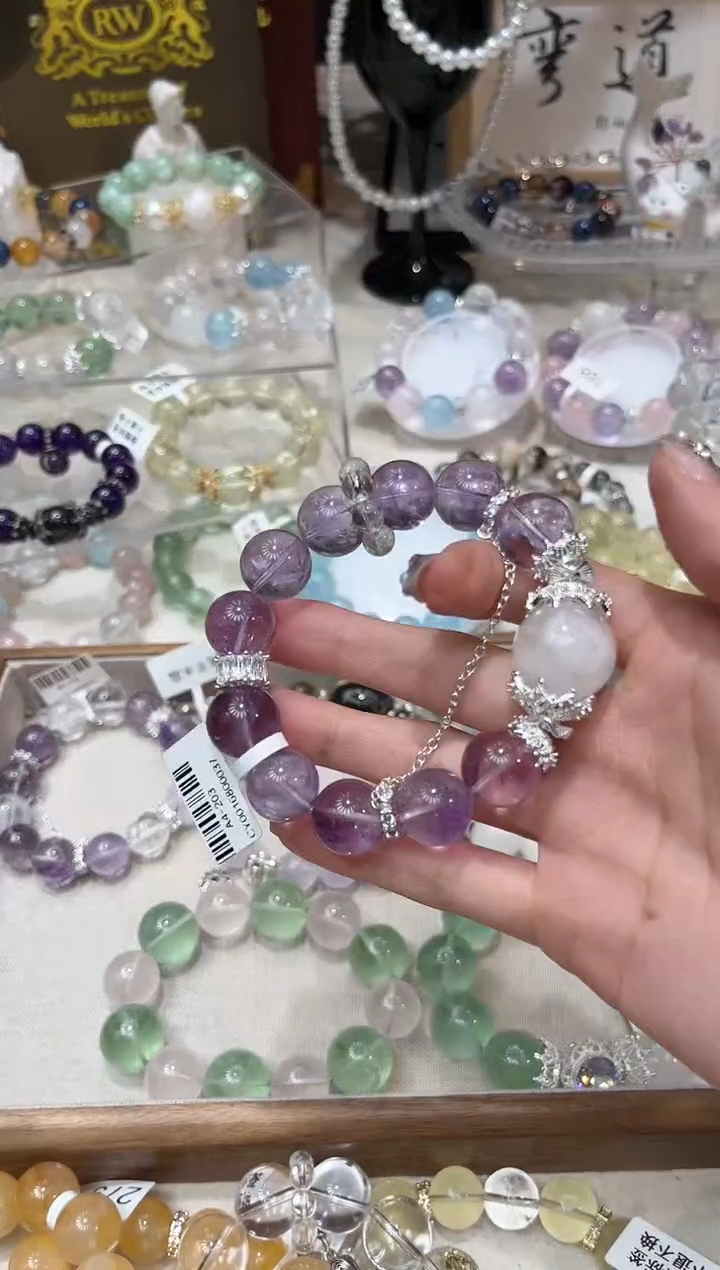 【闪购商品】水晶手链未镶嵌多样性发货发其一颜色微差【拍两单】