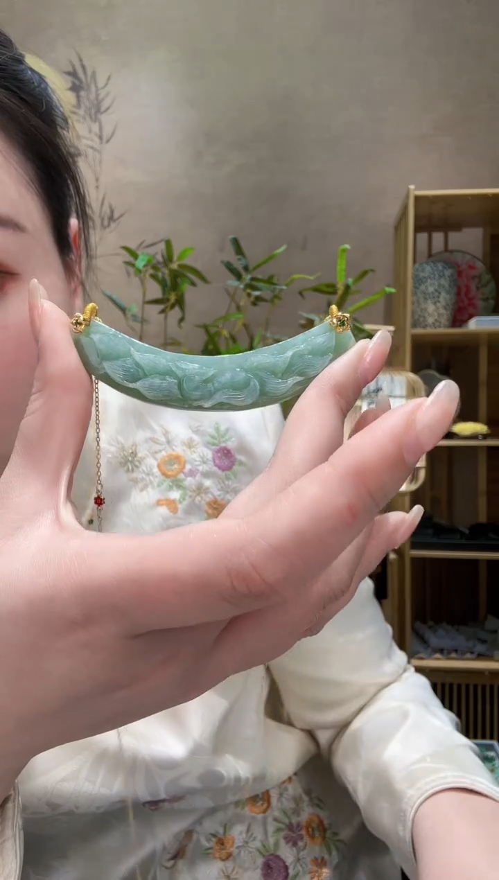 【闪购商品】翡翠耳饰未镶嵌吊坠