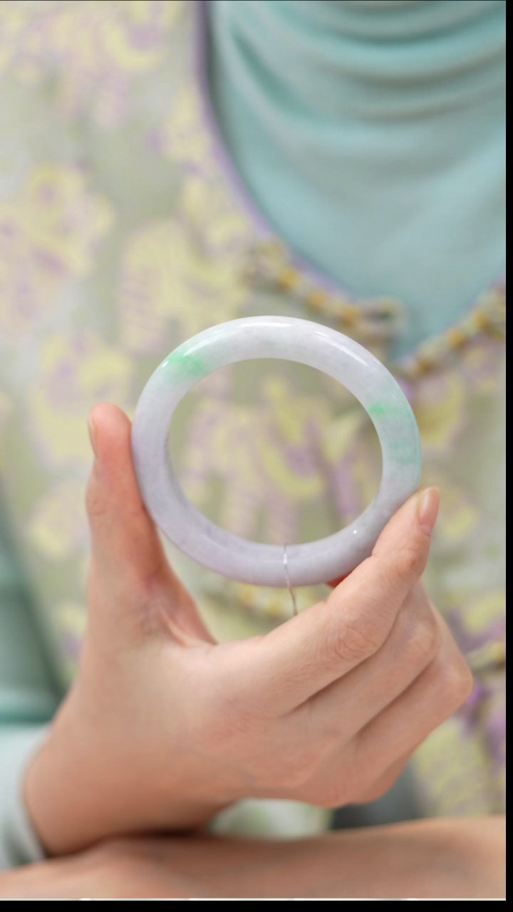 未镶嵌手镯翡翠?***?微瑕翡翠手镯L0063