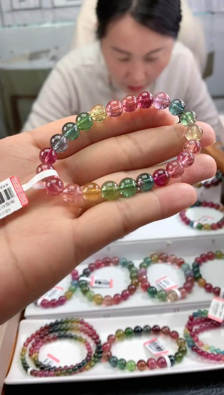 【闪购商品】碧玺手链未镶嵌多样性发一条
