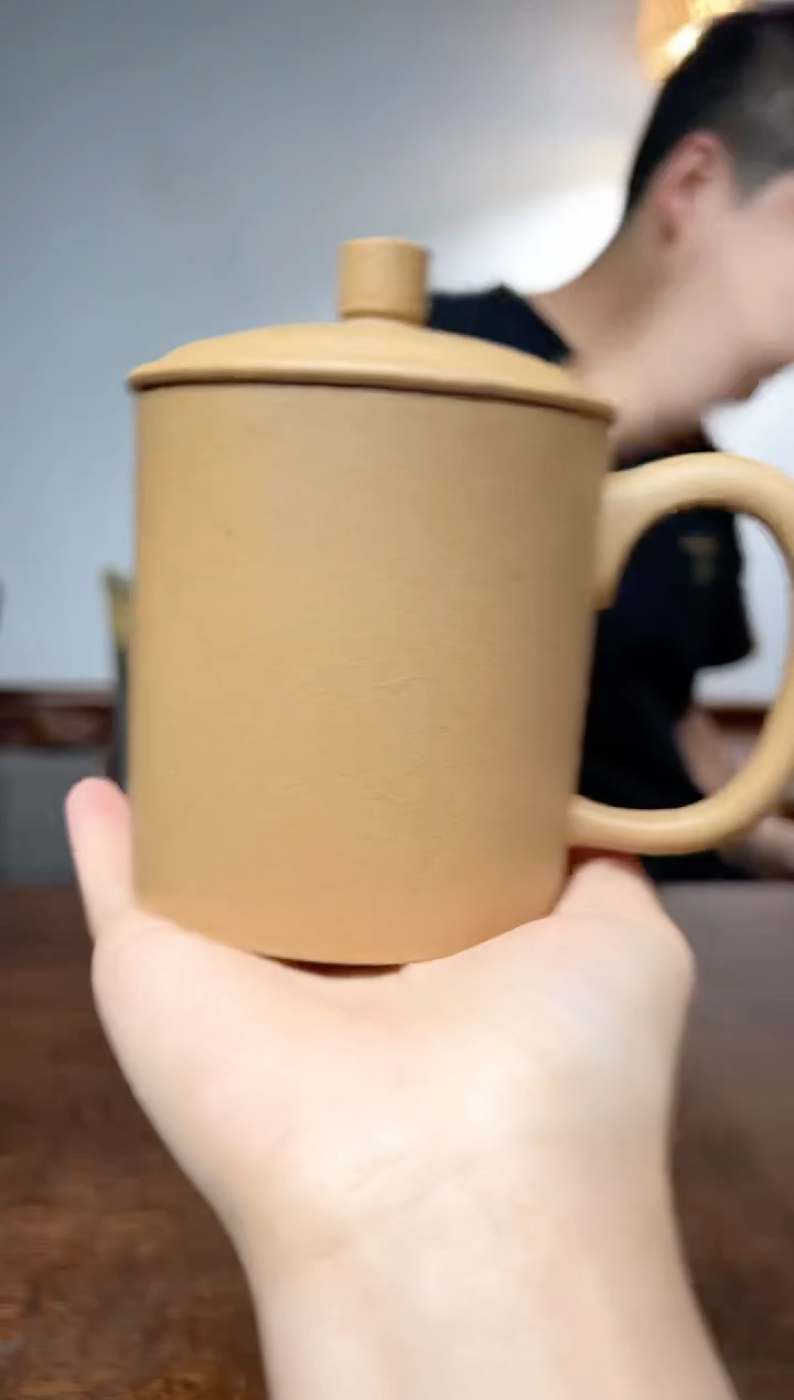 茶壶紫砂黄段盖杯盖杯