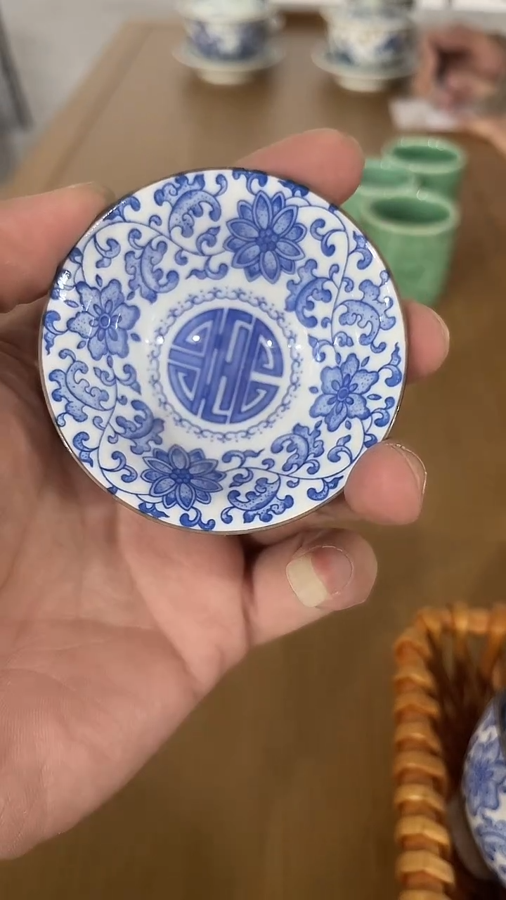 小号斗笠杯缠枝莲，开播福利！！