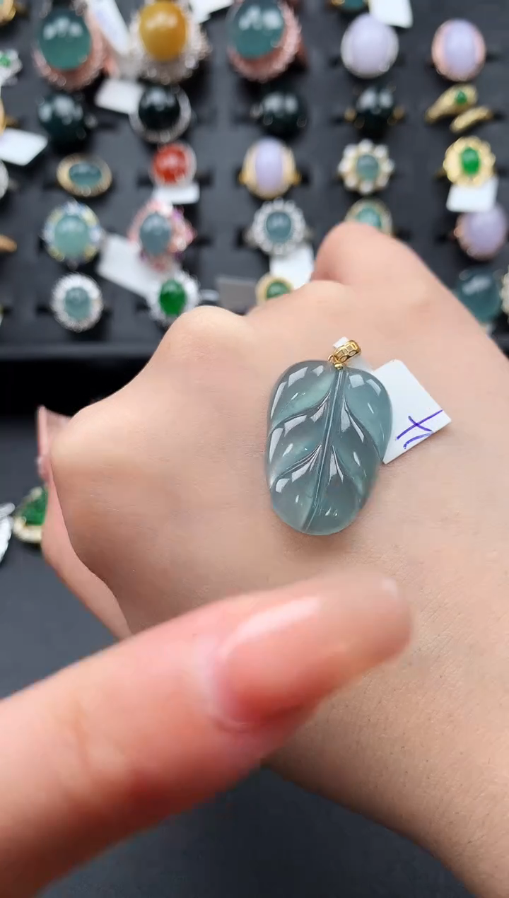 【闪购商品】翡翠戒指18K金镶嵌5212141
