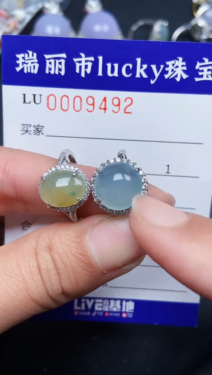 【闪购商品】翡翠颈饰银S925镶嵌9492