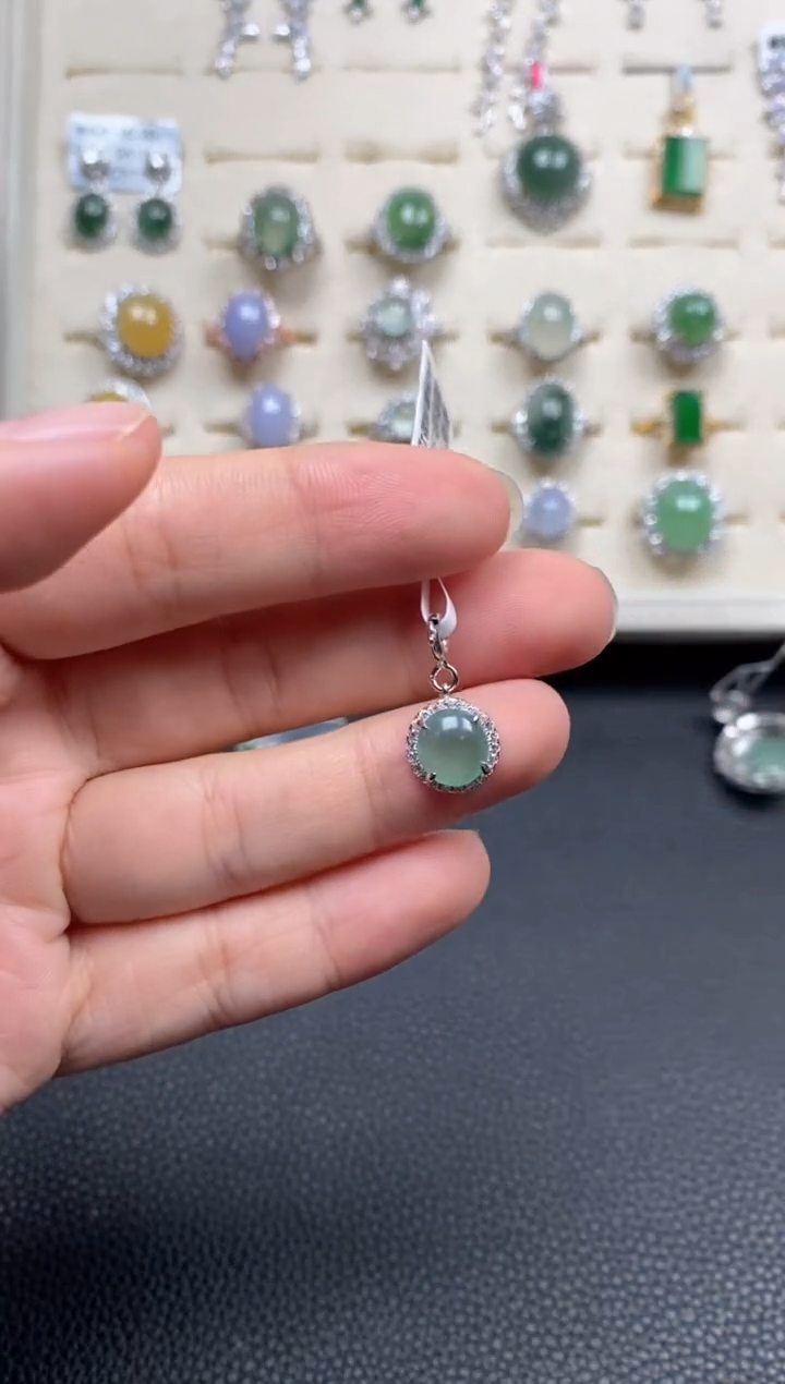 【闪购商品】翡翠戒指银S925镶嵌11111