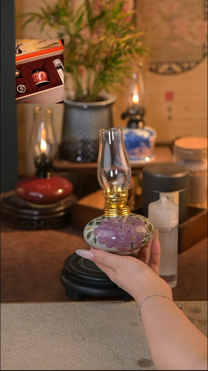 景德镇陶瓷香薰灯摆件