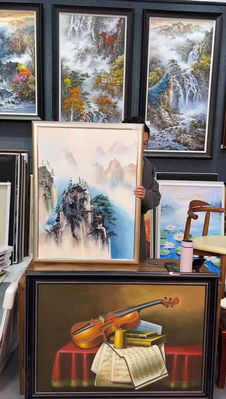 【闪购商品】油画87号 60*80 山水-手绘油画