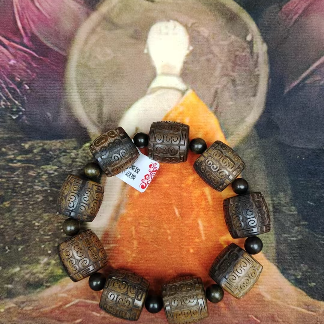 【好蕴拾光】C43沉木单圈手串 多样性发其一