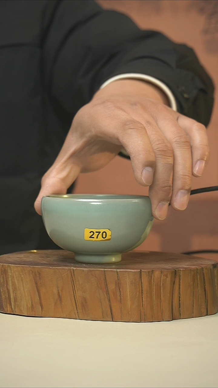 【闪购商品】君子汝瓷   鸡心杯 270（福利）
