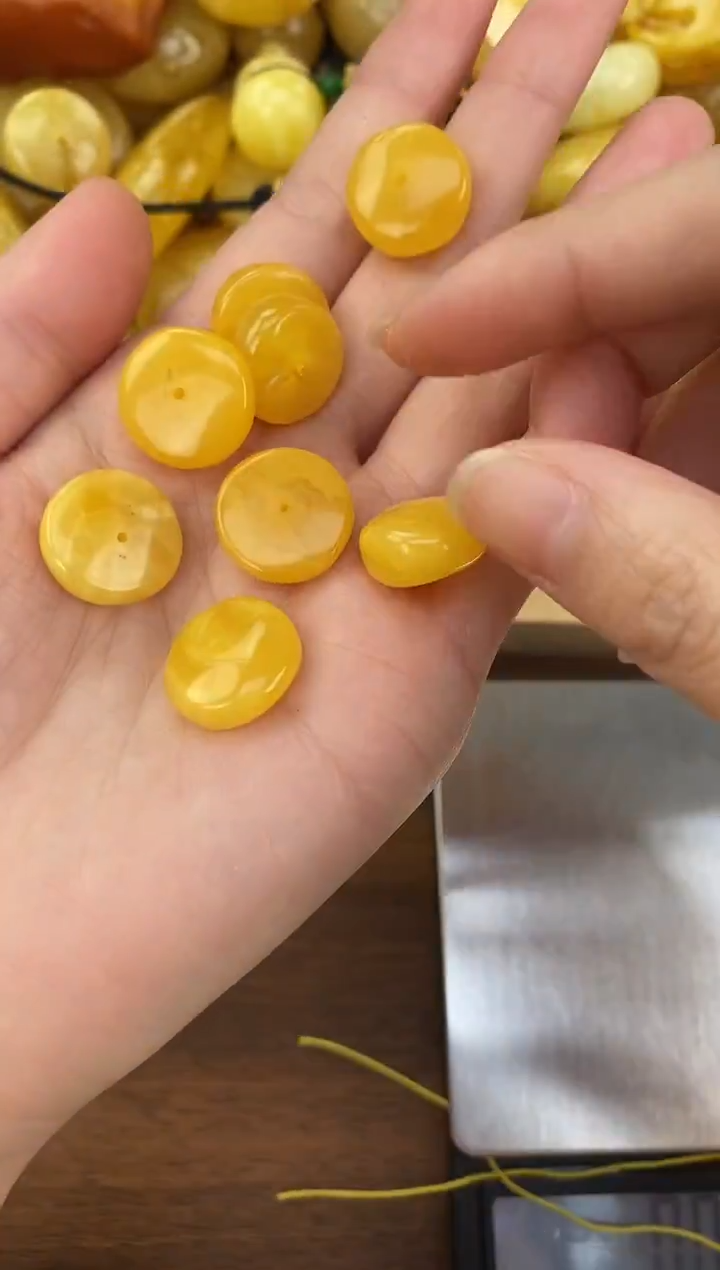 裸石琥珀未镶嵌天然琥珀蜜蜡多样性发一