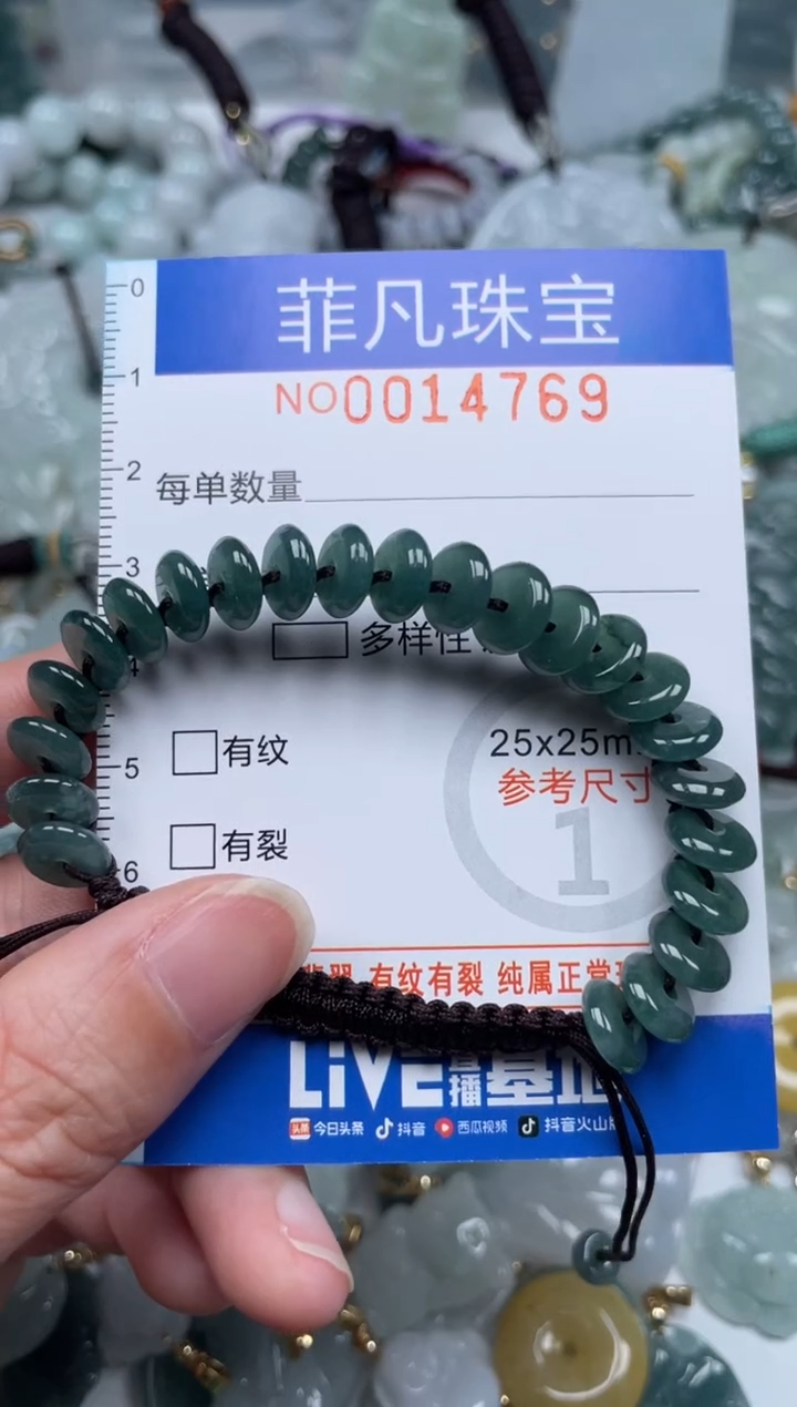 颈饰未镶嵌翡翠14769