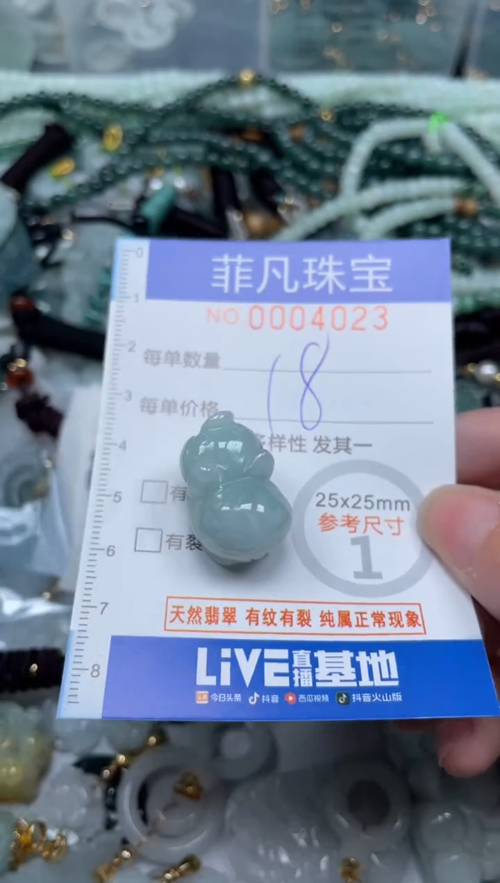 【闪购商品】翡翠颈饰未镶嵌00..4023