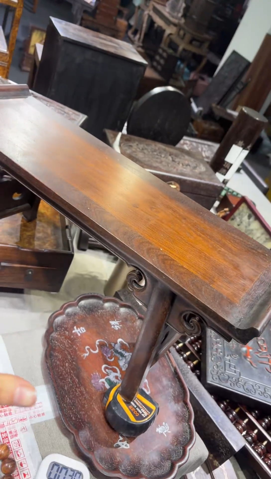 木生*角海黄卷云牙板翘头案