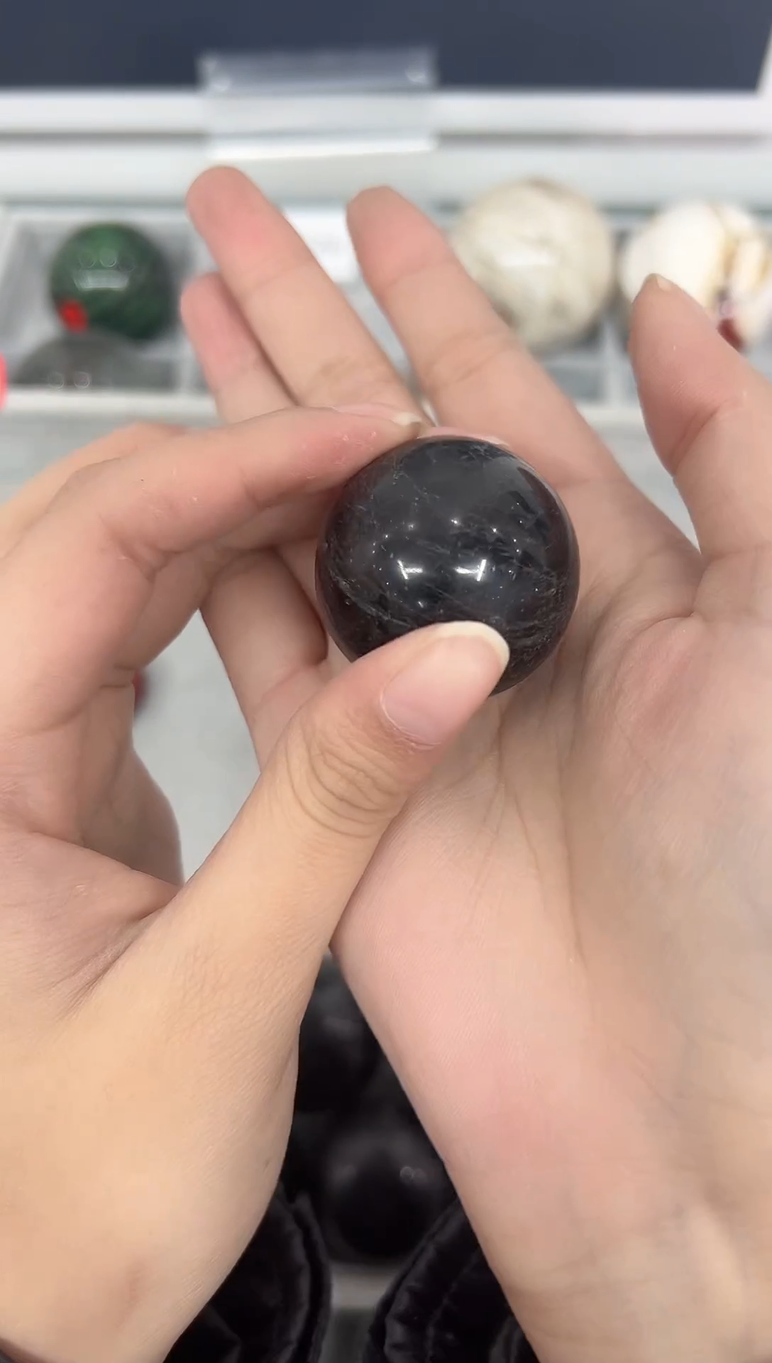 未镶嵌珠宝半成品水晶S374 约3.5cm