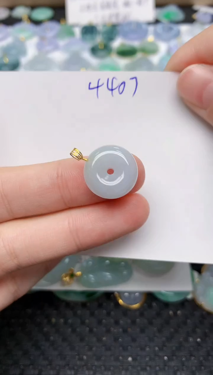 颈饰未镶嵌翡翠 天然缅甸A货翡翠百元以上9元证书费自理