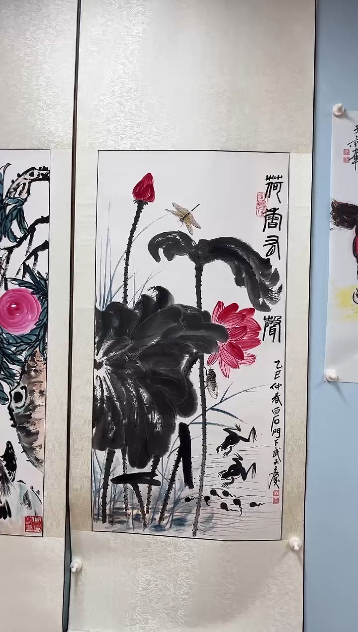 国画武天庆老师荷香有声