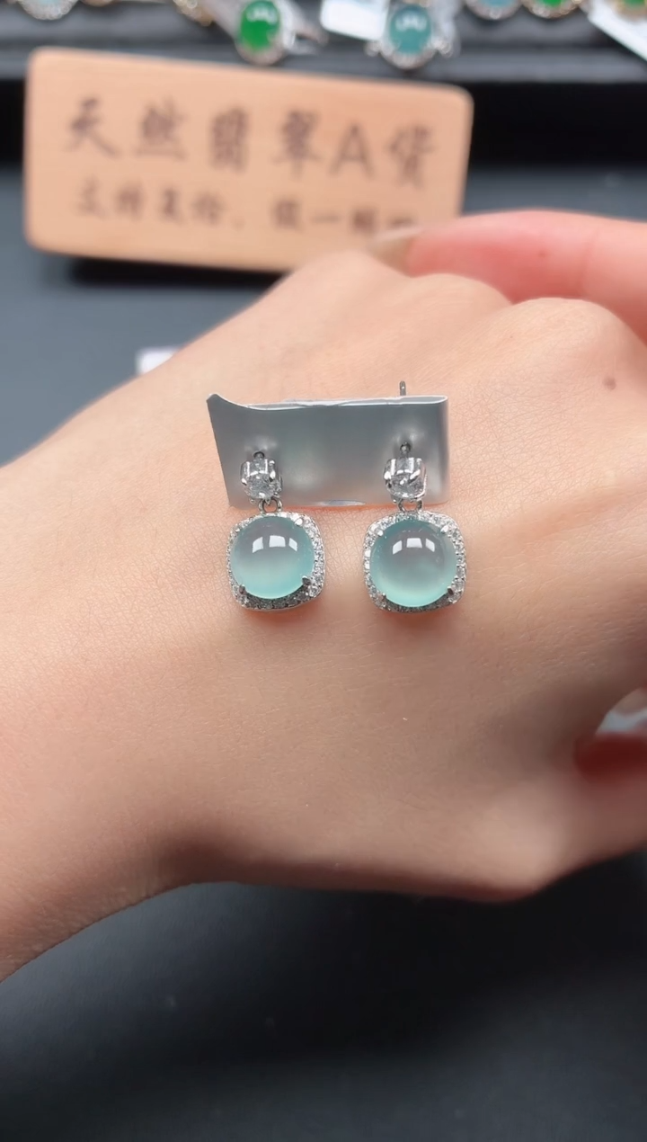 银S925镶嵌戒指翡翠11111