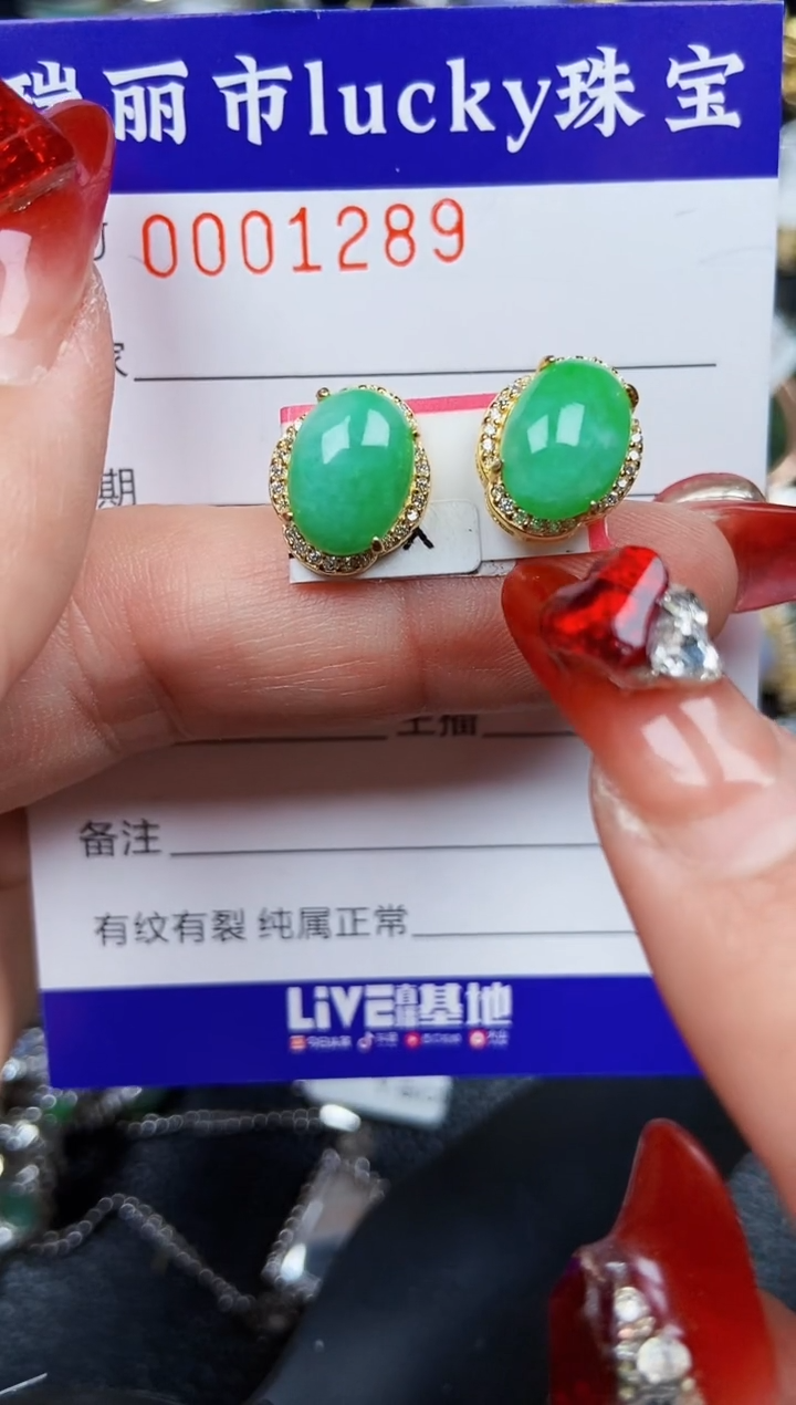 【闪购商品】翡翠颈饰银S925镶嵌1289
