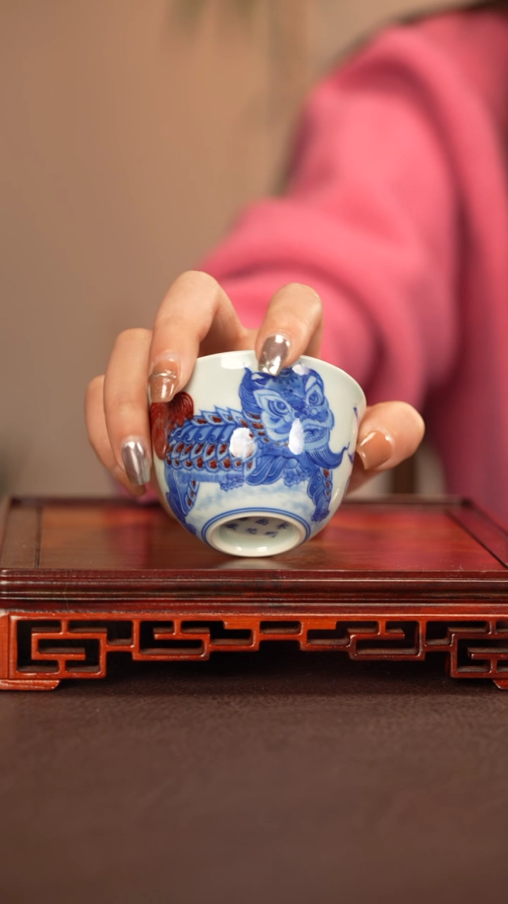 【闪购商品】杯子永明尚玩景德镇手工手绘陶瓷