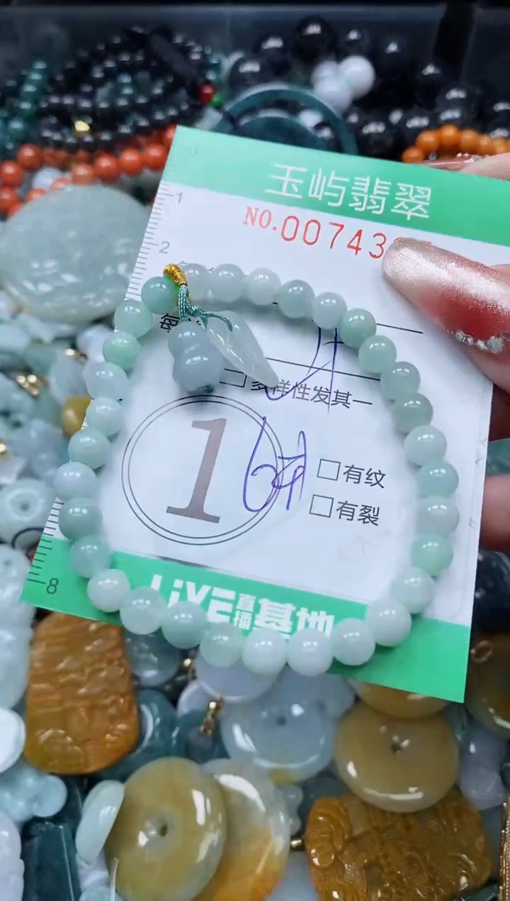 【闪购商品】翡翠颈饰未镶嵌闪购0074307多样性发其一