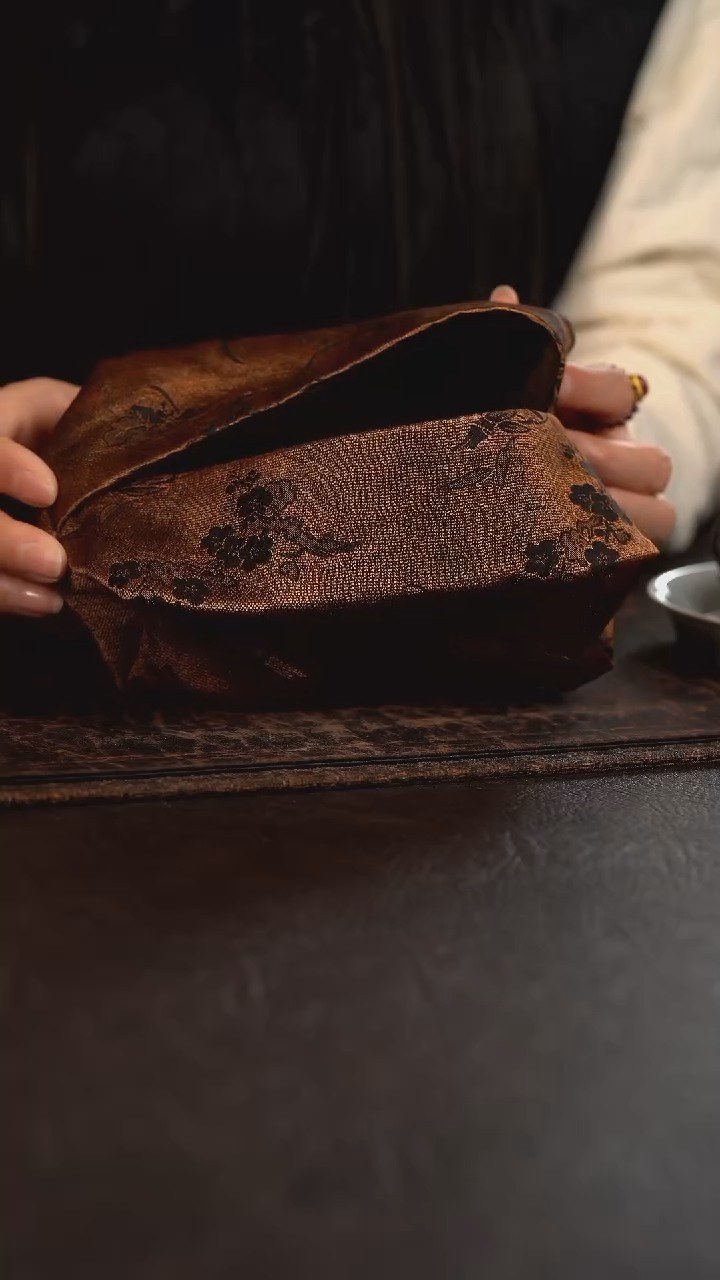 【闪购商品】杯君心福利陶瓷杯茶周边纸巾袋梅兰竹菊