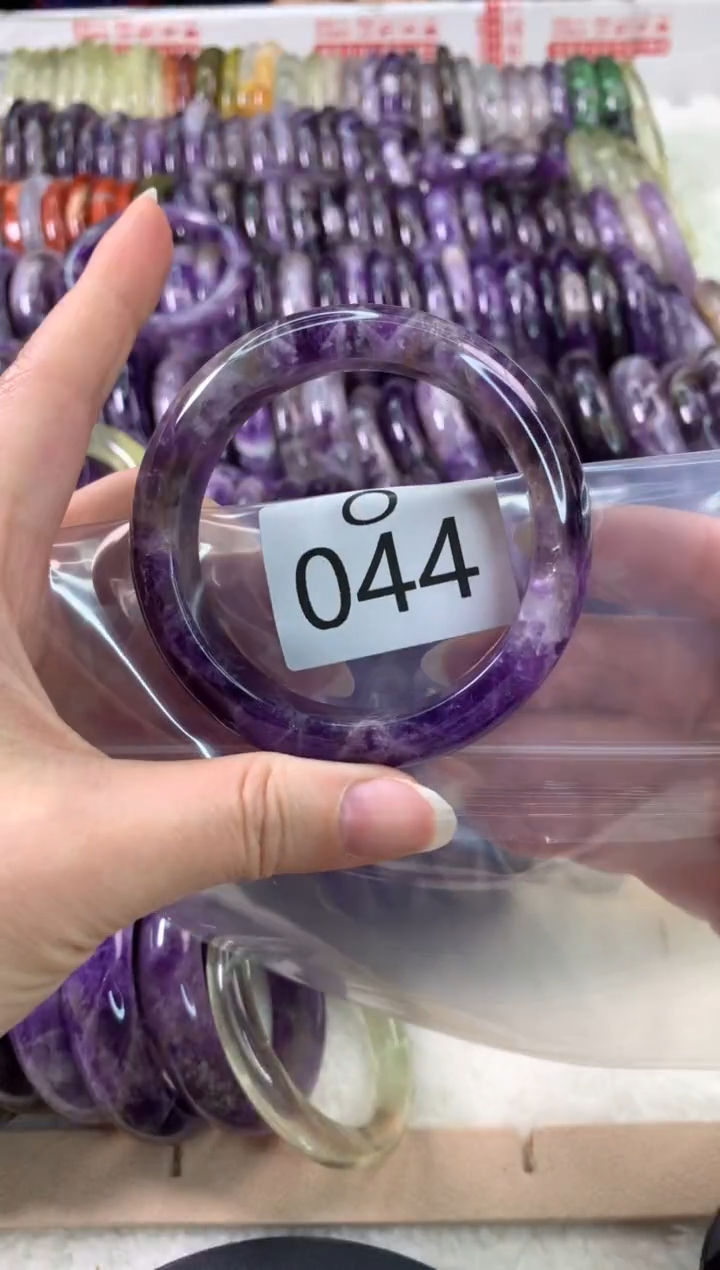 【闪购商品】水晶水晶手镯O未镶嵌044-56