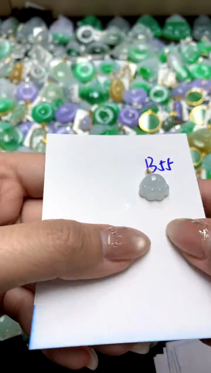 【闪购商品】翡翠颈饰18K金镶嵌1111111111111111