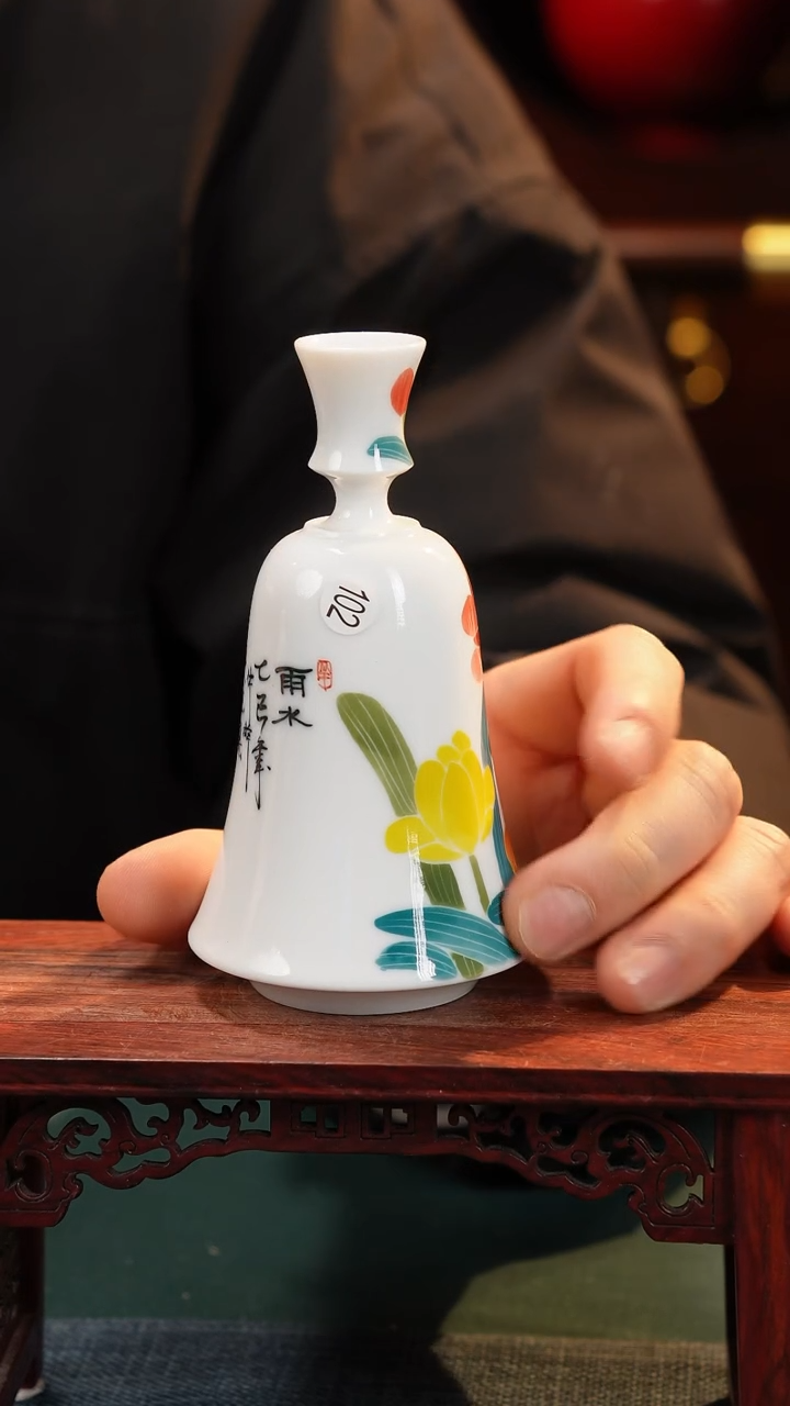 【闪购商品】摆件釉下五彩纯手工手绘原创瓷器