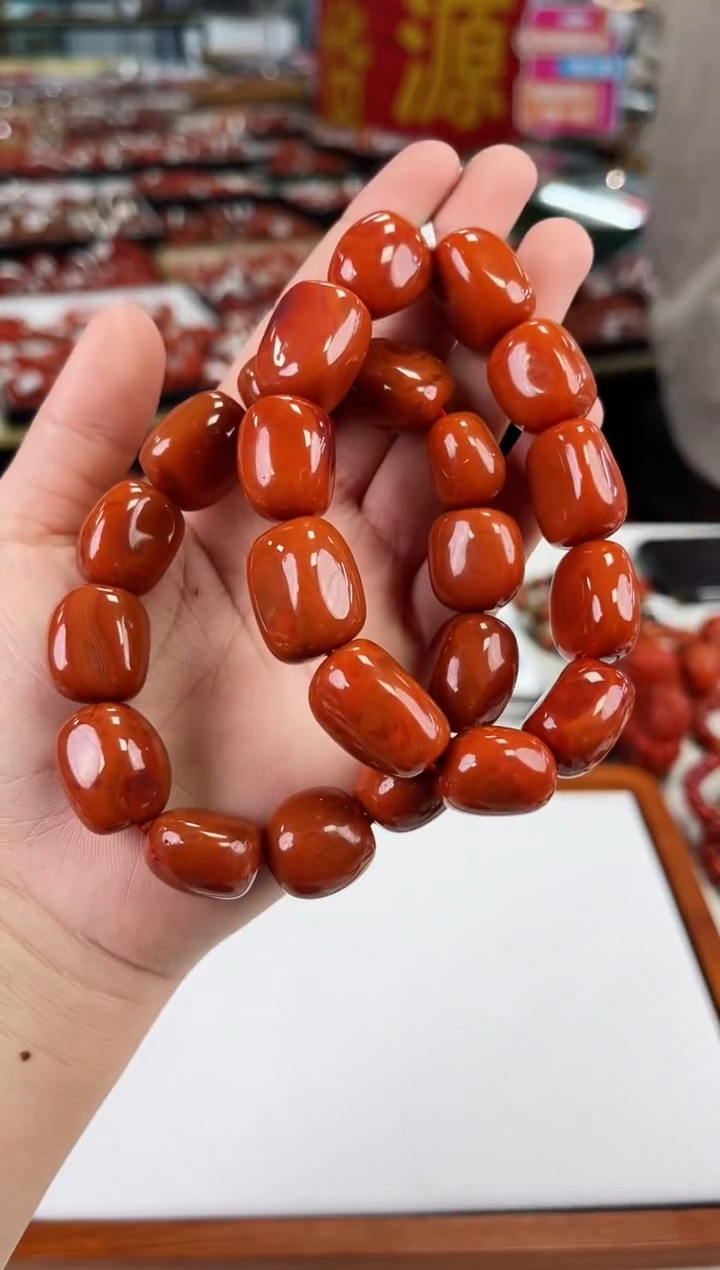 【闪购商品】南红玛瑙瓦西随型手串未镶嵌（多样式发其一）