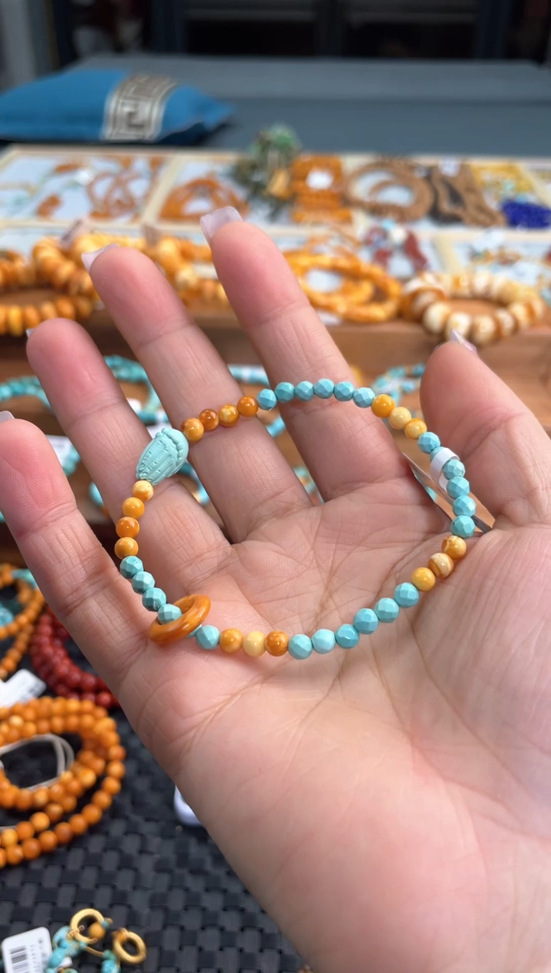 【闪购商品】绿松石手串未镶嵌美人鱼手串