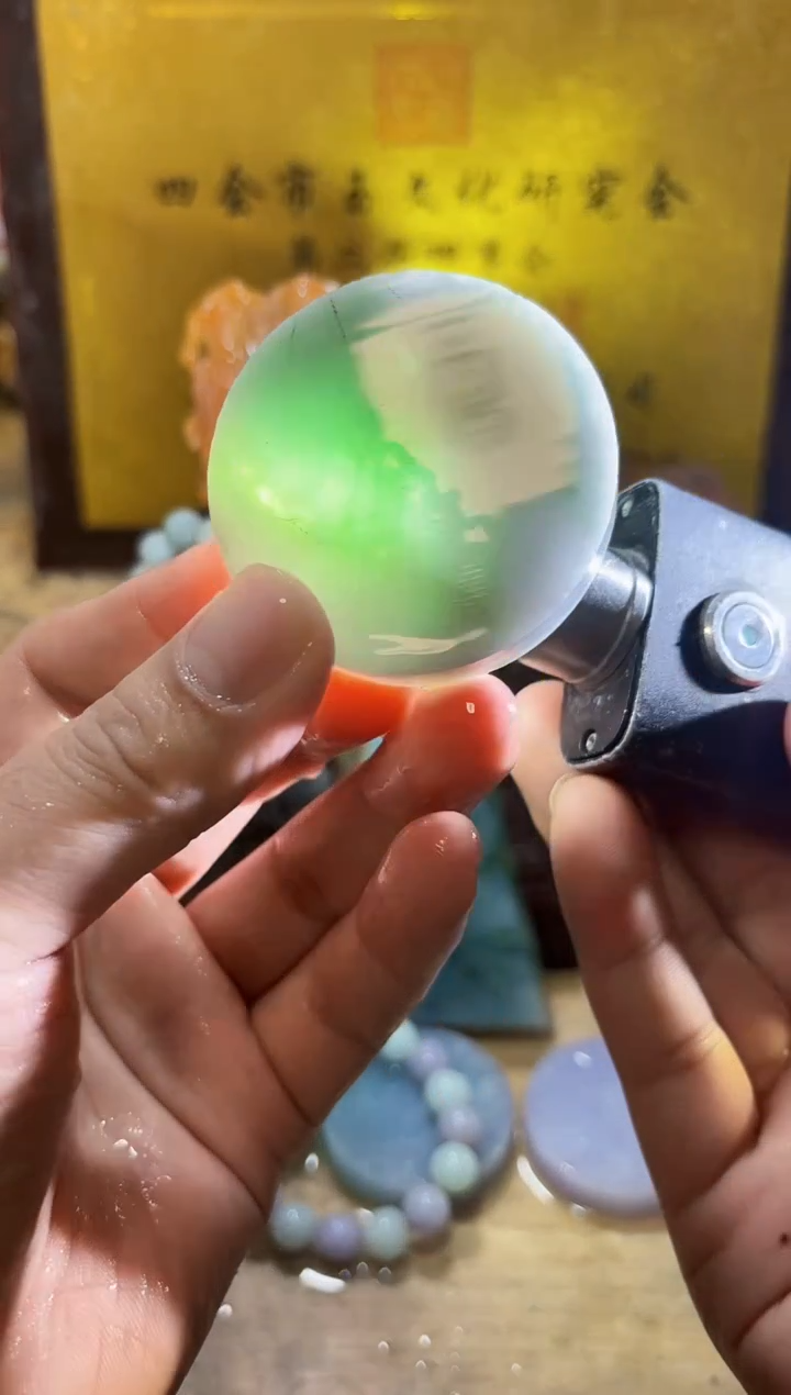 未镶嵌挂件翡翠A货常星7720