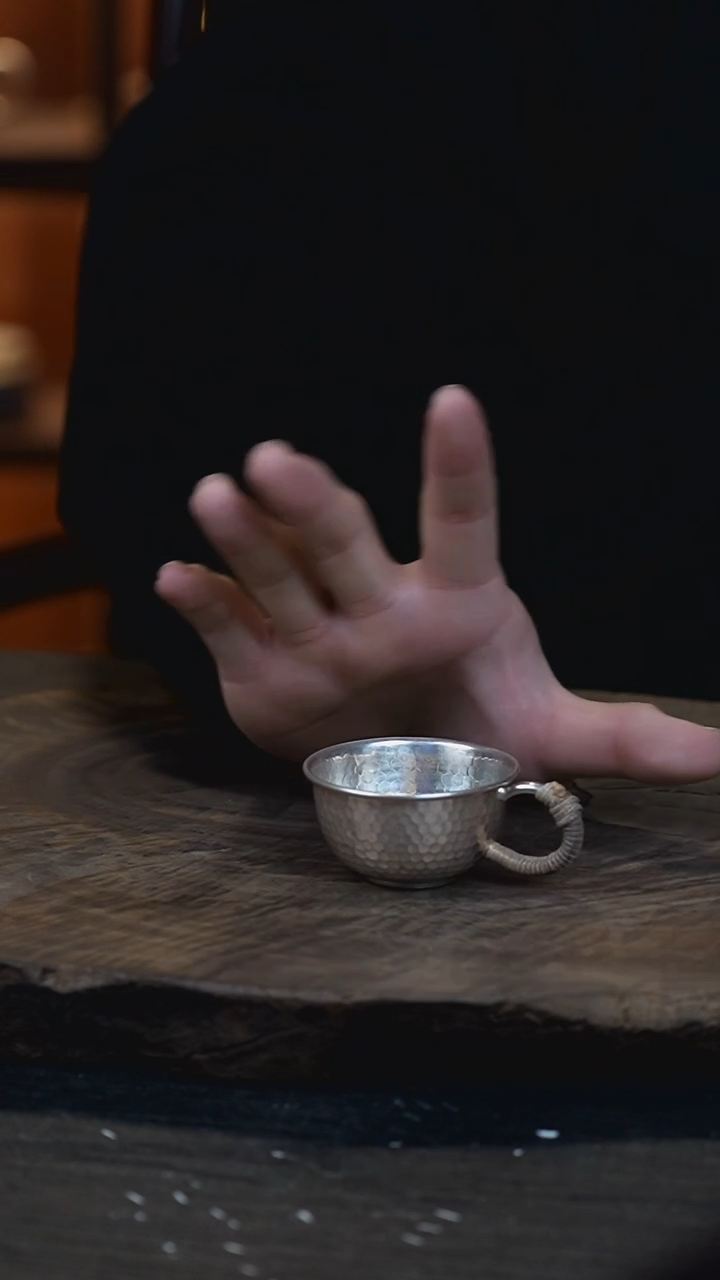 手工新款耳把主人杯