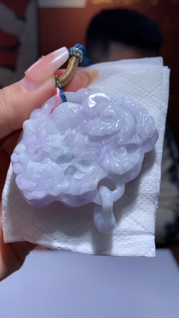 【闪购商品】定制翡翠未镶嵌1072xx-毛货挂件14