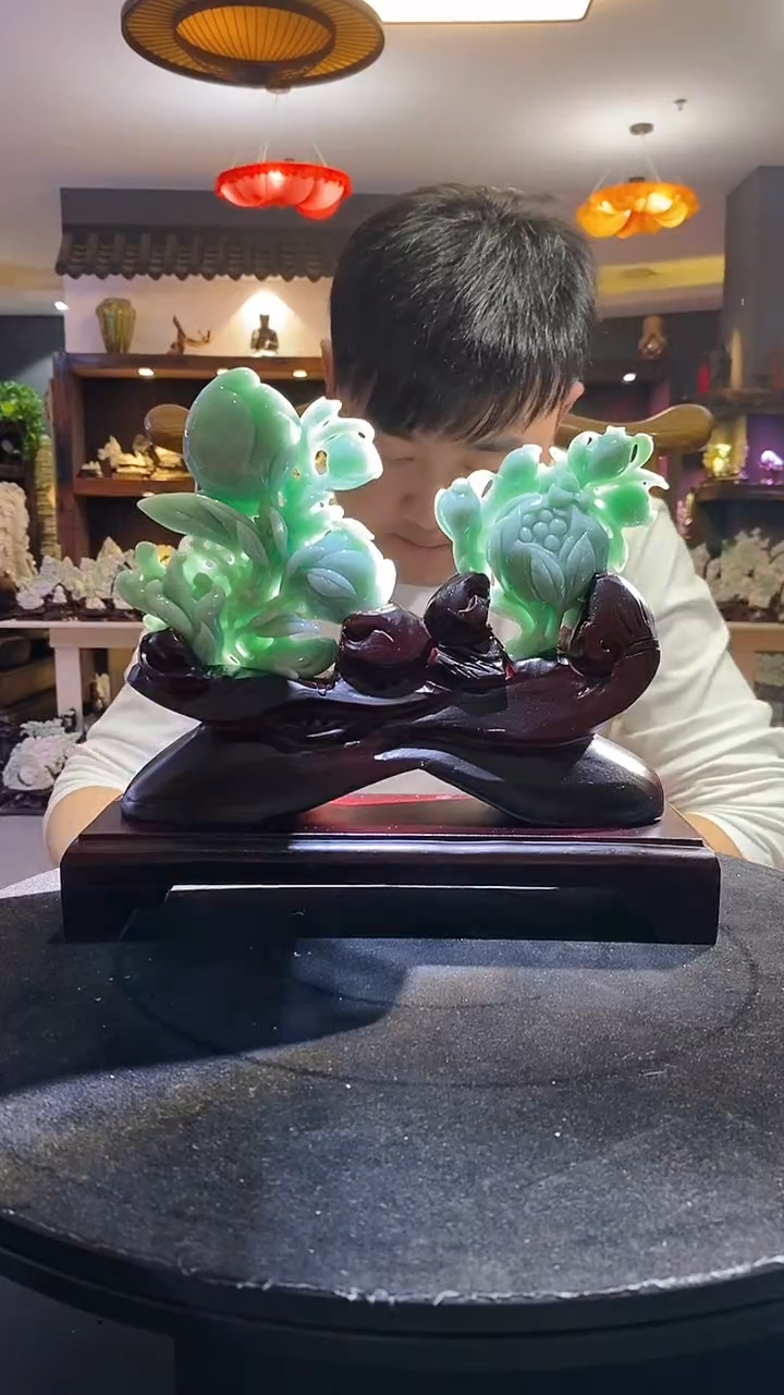 【闪购商品】定制翡翠未镶嵌03/0115/W/花