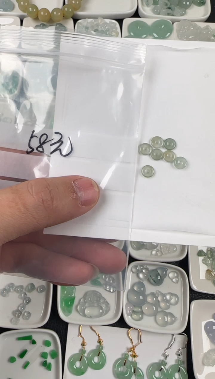 未镶嵌定制翡翠天然A货翡翠+平安扣