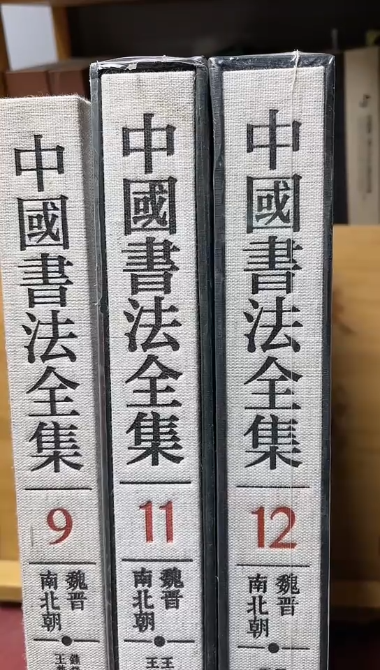 中国书法全集9+11+12王羲之王献之钟繇