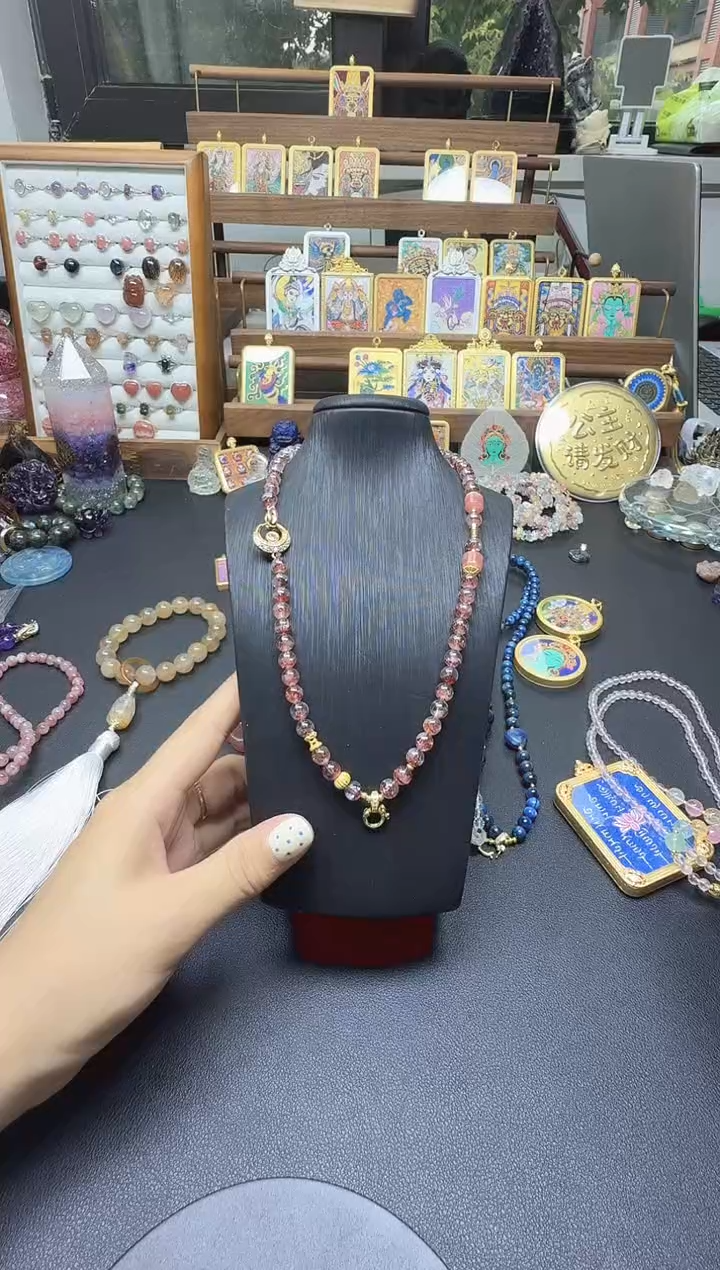 水晶珠宝半成品未镶嵌开****?水晶珠链